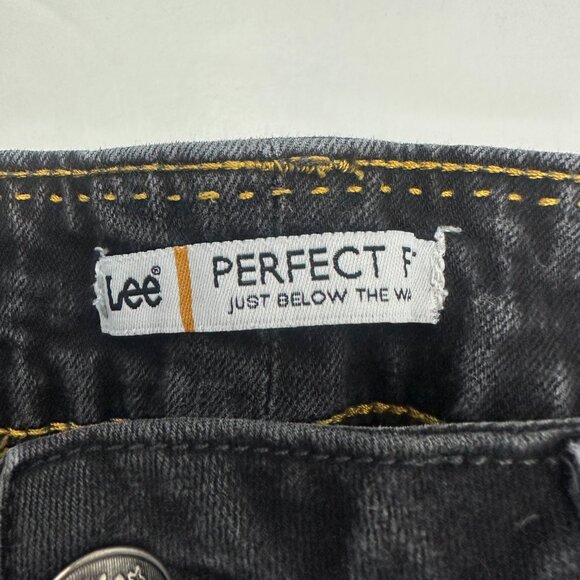 Lee Perfect Fit Just below The waist Women's size 12 Black Denim jeans - Picture 3 of 5
